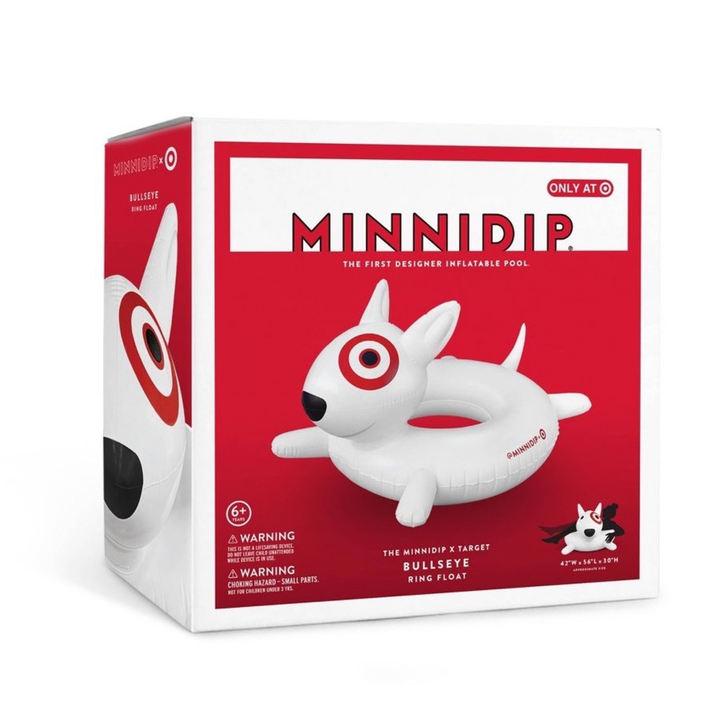 MINNIDIP x Target Bullseye Pool Float 46” Limited Edition Inflatable